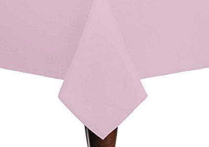 Ultimate Textile (3 Pack) Cotton-feel 60 x 120-Inch Rectangular Tablecloth – for Wedding and Banquet, Hotel or Home Fine Dining use, Light Pink Review