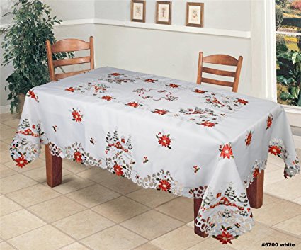 Creative Linens Holiday Christmas Tablecloth 70x140