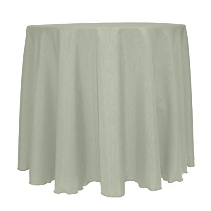 Ultimate Textile 40 Pack Reversible Shantung Satin - Majestic 84-Inch Round Tablecloth - for Weddings, Home Parties and Special Event use, Sage Green