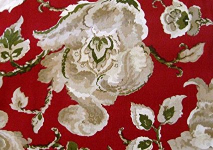 Ralph Lauren Hadley Red Tablecloth, 70 Inch Round Review