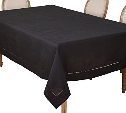 SARO LIFESTYLE Rochester Collection with Hemstitched Border Tablecloth, 70