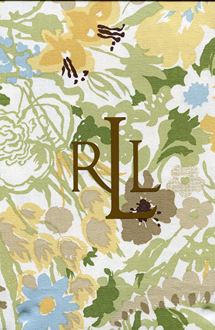 Ralph Lauren Key Largo Tan Floral Rectangular Tablecloth, 60 by 84 Inches