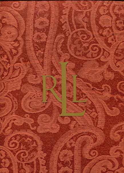 Ralph Lauren Paisley Rust Tablecloth, 70-by-120 Inches