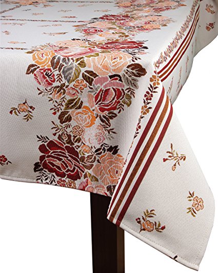 Nordical Devonshire Luxury Tapestry Tablecloth High Density (380 g/m2) Thick and Durable, Special Stain-, Liquid-, and Dust-Proof Coating, Indoor/Outdoor, The Colors Do Not Fade in the Sun 70